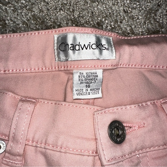 Light Pink Capris, Size 16 - Picture 3 of 5